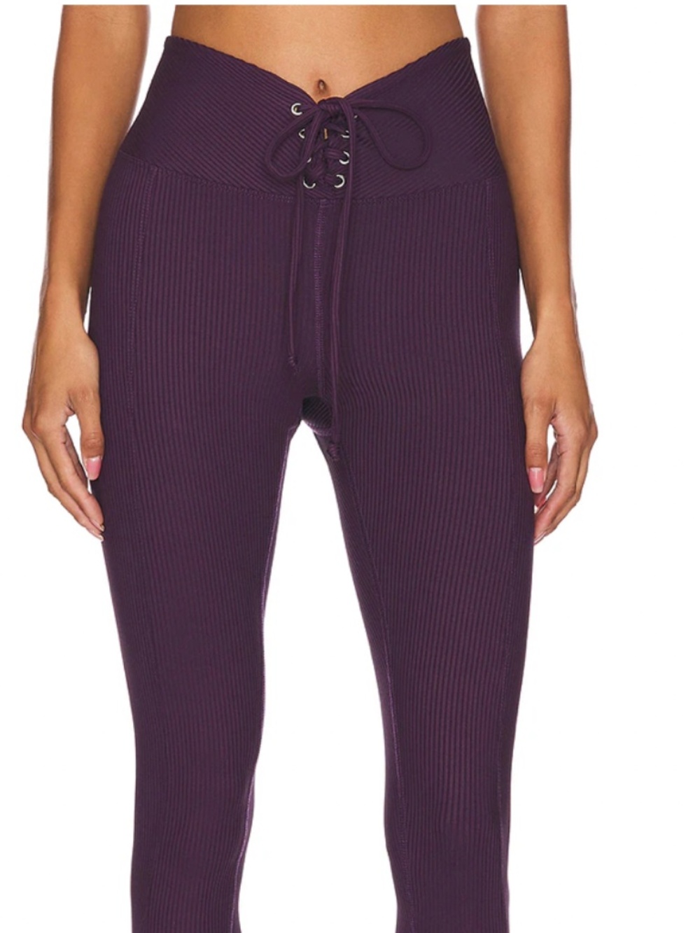 NWT - Year of Ours - Ribbed Flootball Legging in Deep Plum - Size XS